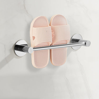 Frendorf | 2-teiliges Badezimmer-Zubehör-Set Modernes Edelstahl-Schlappenregal