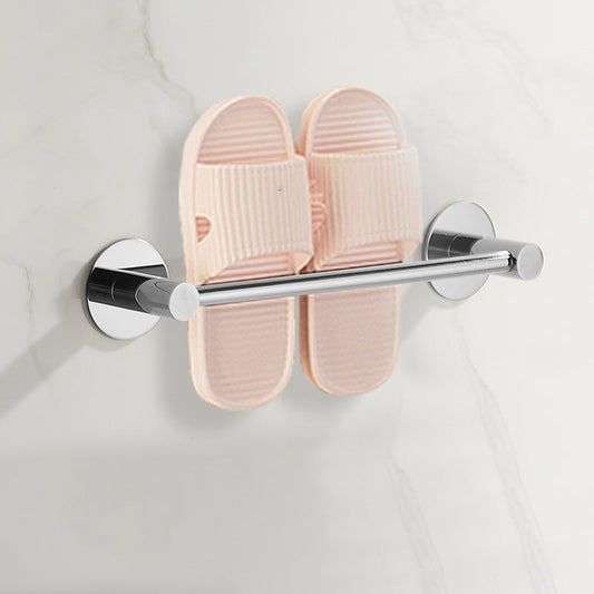 Frendorf | 2-teiliges Badezimmer-Zubehör-Set Modernes Edelstahl-Schlappenregal