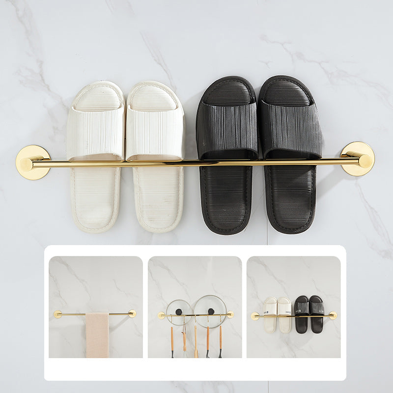 Frendorf | 2-teiliges Badezimmer-Zubehör-Set Modernes Edelstahl-Schlappenregal