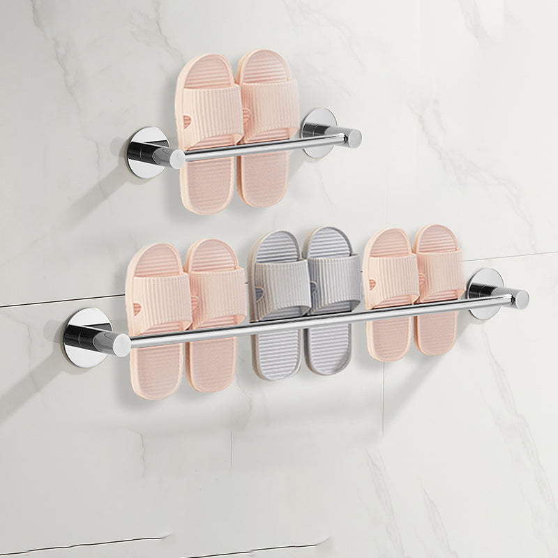 Frendorf | 2-teiliges Badezimmer-Zubehör-Set Modernes Edelstahl-Schlappenregal