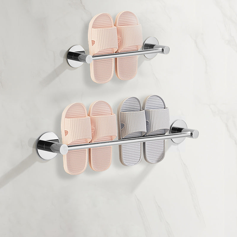 Frendorf | 2-teiliges Badezimmer-Zubehör-Set Modernes Edelstahl-Schlappenregal