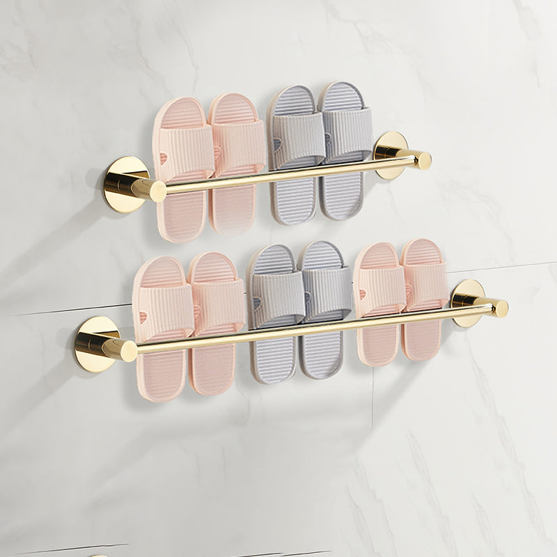 Frendorf | 2-teiliges Badezimmer-Zubehör-Set Modernes Edelstahl-Schlappenregal