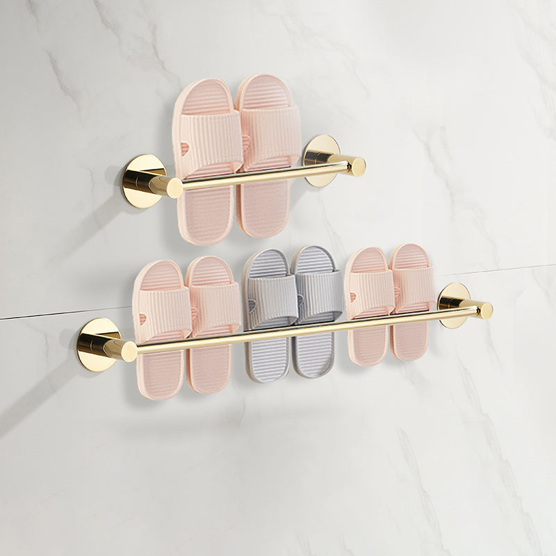 Frendorf | 2-teiliges Badezimmer-Zubehör-Set Modernes Edelstahl-Schlappenregal
