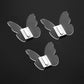 Frendorf | Modernes Messing-Badezimmer-Accessoire-Set Acryl Schmetterlings-Themen Bademantel-Haken