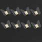 Frendorf | Modernes Messing-Badezimmer-Accessoire-Set Acryl Schmetterlings-Themen Bademantel-Haken