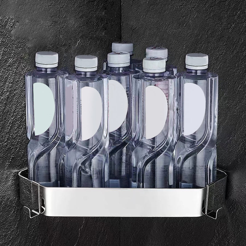 Frendorf | 2-teiliges Edelstahl-Badezimmerzubehör-Set 30 cm W Dreiecks-Badezimmerregal