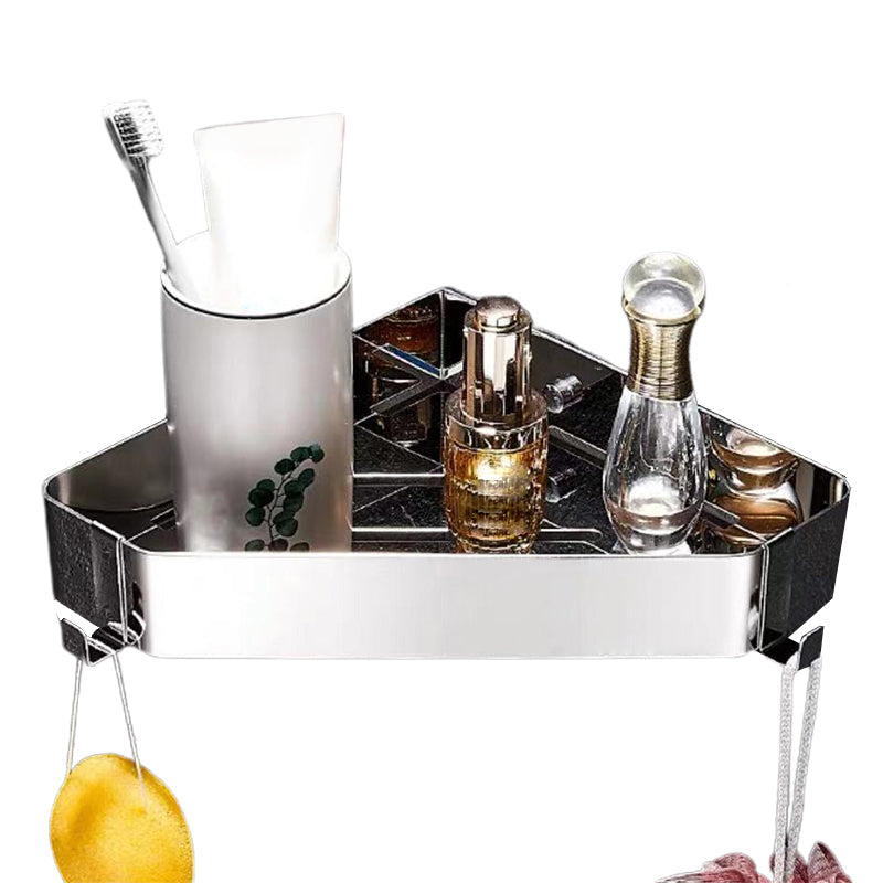 Frendorf | 2-teiliges Edelstahl-Badezimmerzubehör-Set 30 cm W Dreiecks-Badezimmerregal
