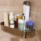 Frendorf | 2-teiliges Edelstahl-Badezimmerzubehör-Set 30 cm W Dreiecks-Badezimmerregal
