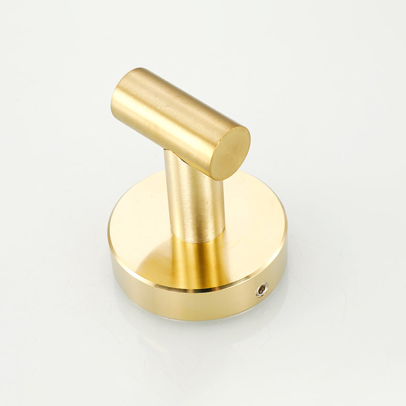 Frendorf | Modernes Badezimmerzubehör-Set Metall Kleiderhaken in poliertem Chrom/Gold