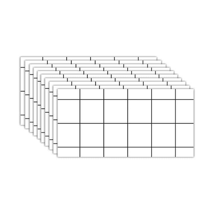Frendorf | Zeitgenössische Rechteckige Peel & Stick Fliese 12" x 24" Peel and Stick Spritzschutz Wandfliese