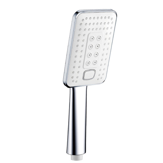 Frendorf | Zeitgenössischer Metall Handheld Duschkopf Quadrat 3 Einstellungen Sprühkopf