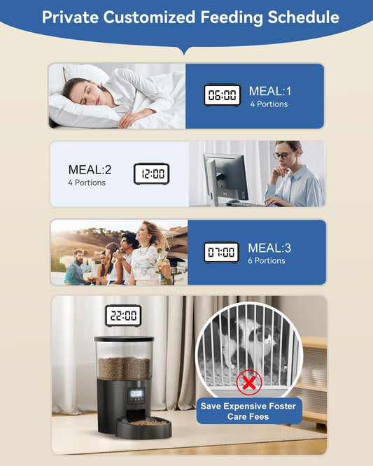 Frendorf | Automatischer Katzenfutterautomat mit Timer