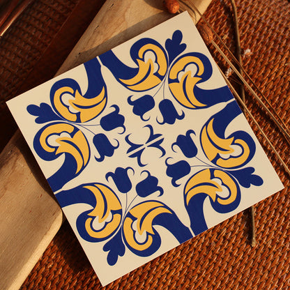 Frendorf | Peel & Stick Vinylboden Mehrfarbiger Stil Vinylboden mit mattem Glanz