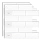 Frendorf | Plastik Peel & Stick U-Bahnfliese Modern Einfach Peel & Stick U-Bahnfliese