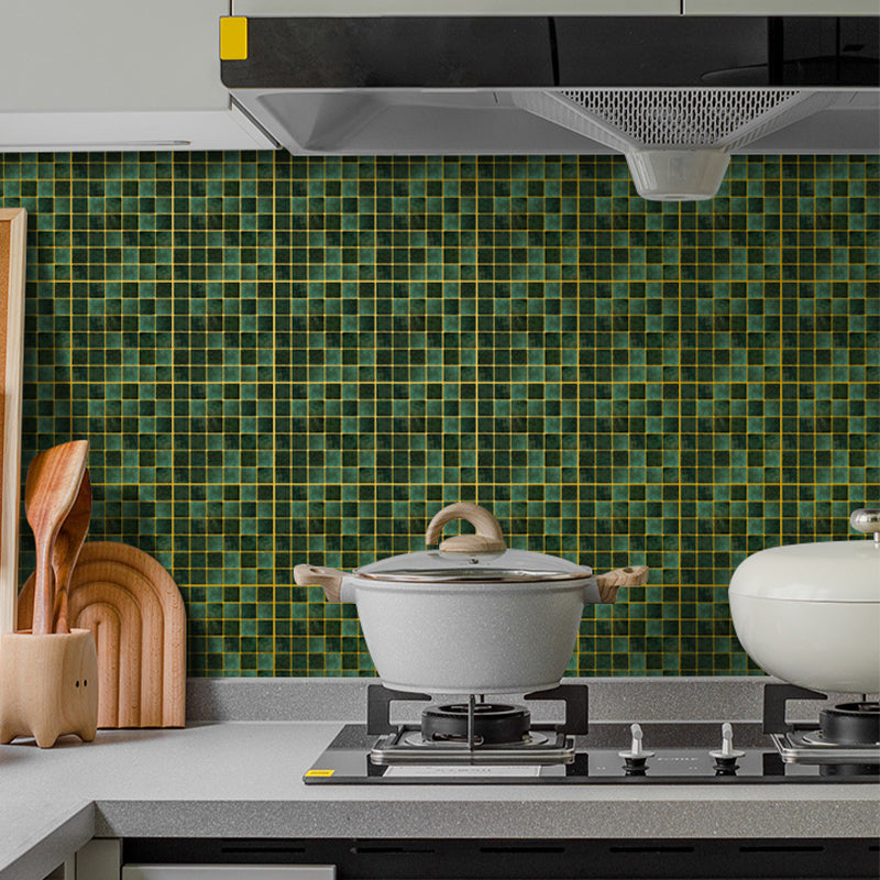Frendorf | Mosaikfliesen Tapete PVC Quadratische Form Abzieh- und Klebefliesen