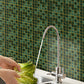 Frendorf | Mosaikfliesen Tapete PVC Quadratische Form Abzieh- und Klebefliesen