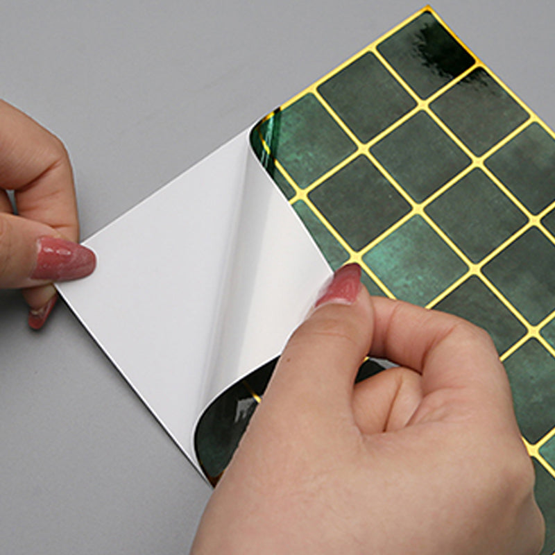 Frendorf | Mosaikfliesen Tapete PVC Quadratische Form Abzieh- und Klebefliesen