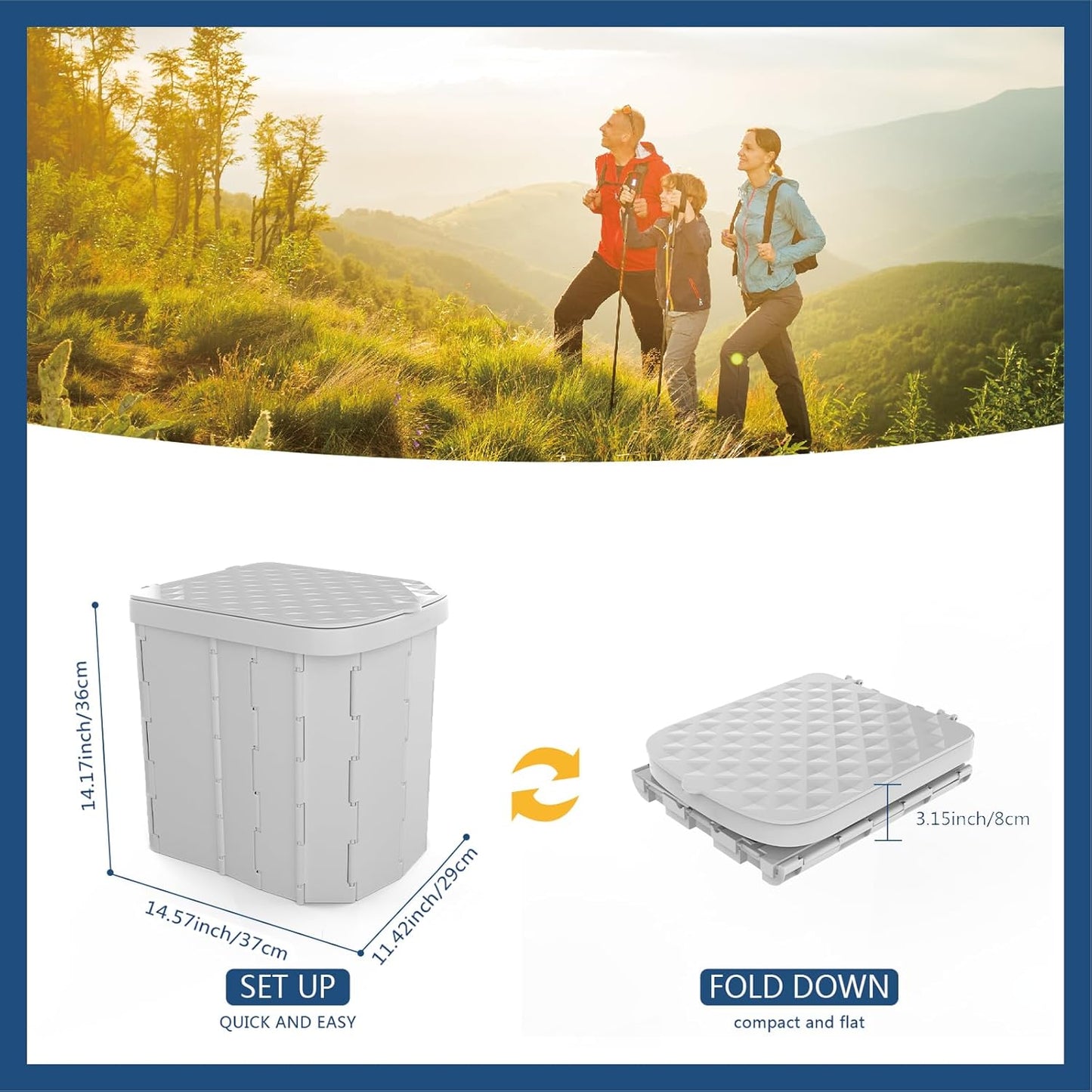 Frendorf | Camping tragbare Toilette