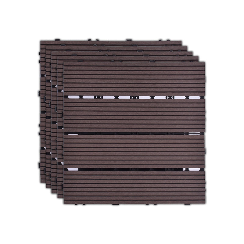 Frendorf | 11 Pack 12" X 12" Quadratische Deck-/Terrassenfliesen Snap Fit für Außenpatiofliesen