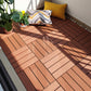 Frendorf | 11 Pack 12" X 12" Quadratische Deck-/Terrassenfliesen Snap Fit für Außenpatiofliesen