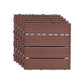 Frendorf | 11 Pack 12" X 12" Quadratische Deck-/Terrassenfliesen Snap Fit für Außenpatiofliesen