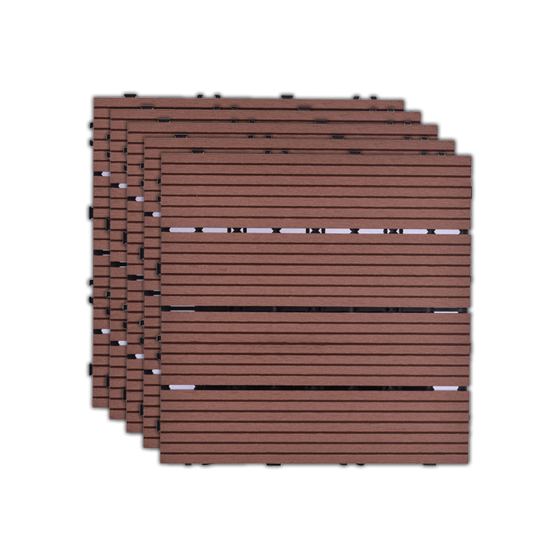 Frendorf | 11 Pack 12" X 12" Quadratische Deck-/Terrassenfliesen Snap Fit für Außenpatiofliesen