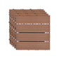 Frendorf | 11 Pack 12" X 12" Quadratische Deck-/Terrassenfliesen Snap Fit für Außenpatiofliesen