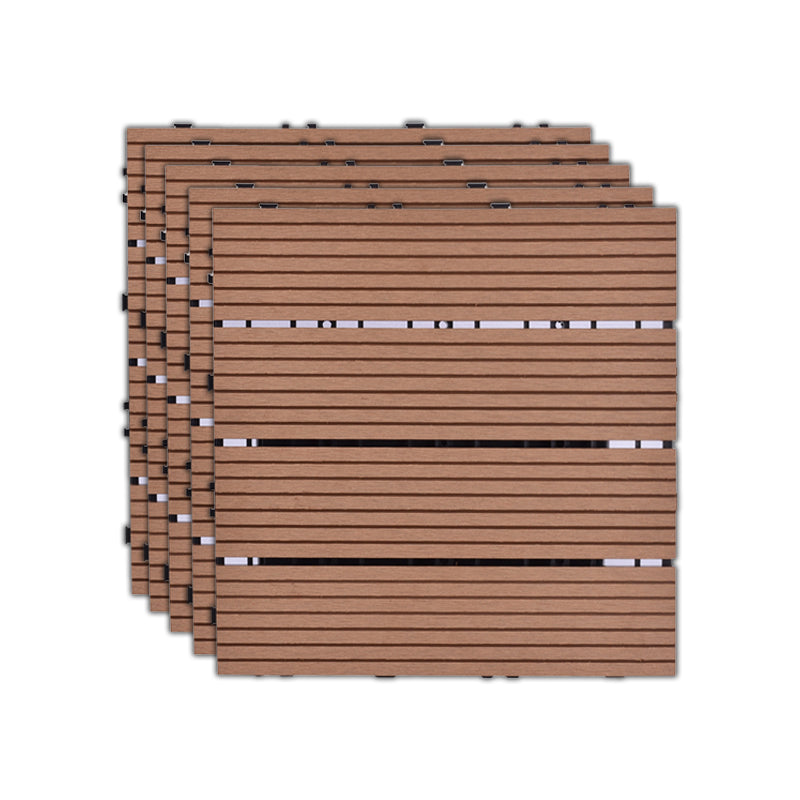 Frendorf | 11 Pack 12" X 12" Quadratische Deck-/Terrassenfliesen Snap Fit für Außenpatiofliesen
