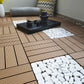 Frendorf | 11 Pack 12" X 12" Quadratische Deck-/Terrassenfliesen Snap Fit für Außenpatiofliesen