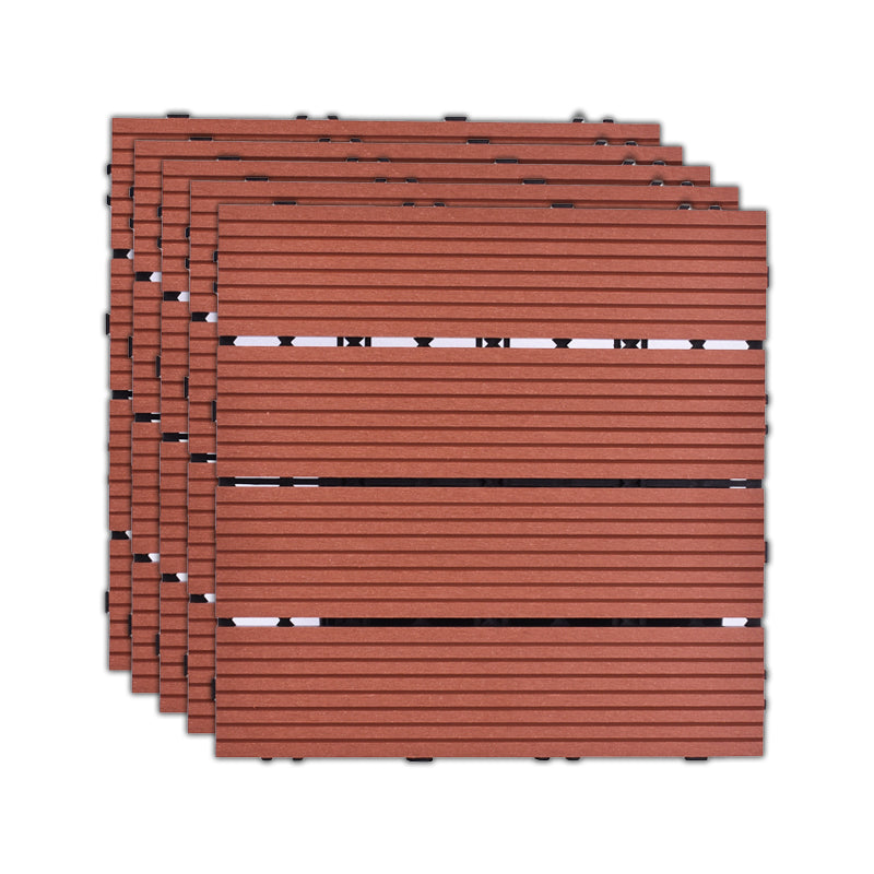 Frendorf | 11 Pack 12" X 12" Quadratische Deck-/Terrassenfliesen Snap Fit für Außenpatiofliesen