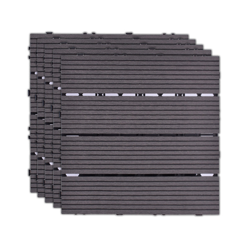 Frendorf | 11 Pack 12" X 12" Quadratische Deck-/Terrassenfliesen Snap Fit für Außenpatiofliesen