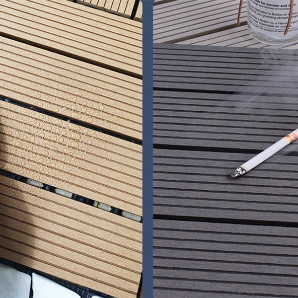 Frendorf | 11 Pack 12" X 12" Quadratische Deck-/Terrassenfliesen Snap Fit für Außenpatiofliesen