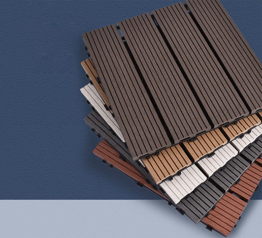 Frendorf | 11 Pack 12" X 12" Quadratische Deck-/Terrassenfliesen Snap Fit für Außenpatiofliesen