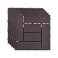Frendorf | 11 Pack 12" X 12" Quadratische Deck-/Terrassenfliesen Snap Fit für Außenpatiofliesen