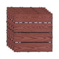 Frendorf | 11 Pack 12" X 12" Quadratische Deck-/Terrassenfliesen Snap Fit für Außenpatiofliesen