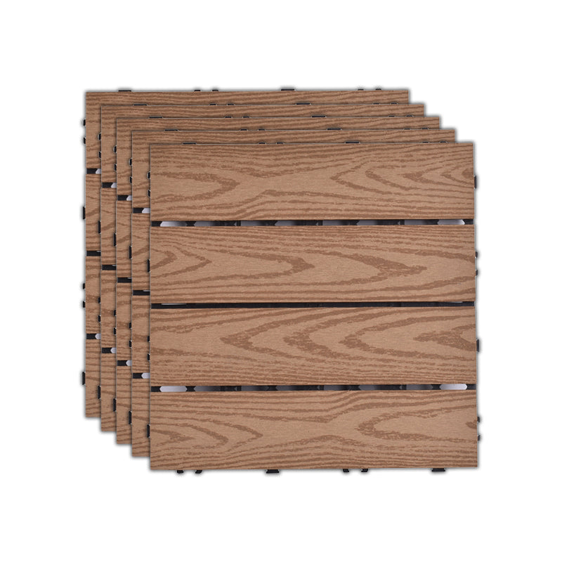 Frendorf | 11 Pack 12" X 12" Quadratische Deck-/Terrassenfliesen Snap Fit für Außenpatiofliesen