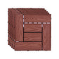 Frendorf | 11 Pack 12" X 12" Quadratische Deck-/Terrassenfliesen Snap Fit für Außenpatiofliesen