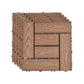 Frendorf | 11 Pack 12" X 12" Quadratische Deck-/Terrassenfliesen Snap Fit für Außenpatiofliesen