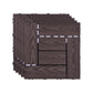 Frendorf | 11 Pack 12" X 12" Quadratische Deck-/Terrassenfliesen Snap Fit für Außenpatiofliesen