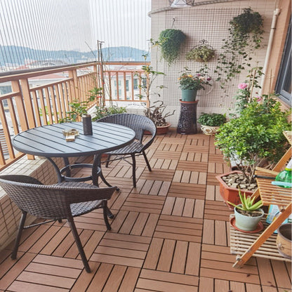 Frendorf | Deck Planke Holz Outdoor Wasserdicht Rutschfest Bodenbrett
