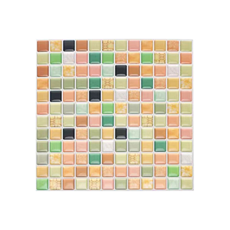 Frendorf | Kunststoff Peel & Stick Mosaikfliese Wasserdichte Peel & Stick Mosaikfliese mit quadratischer Form