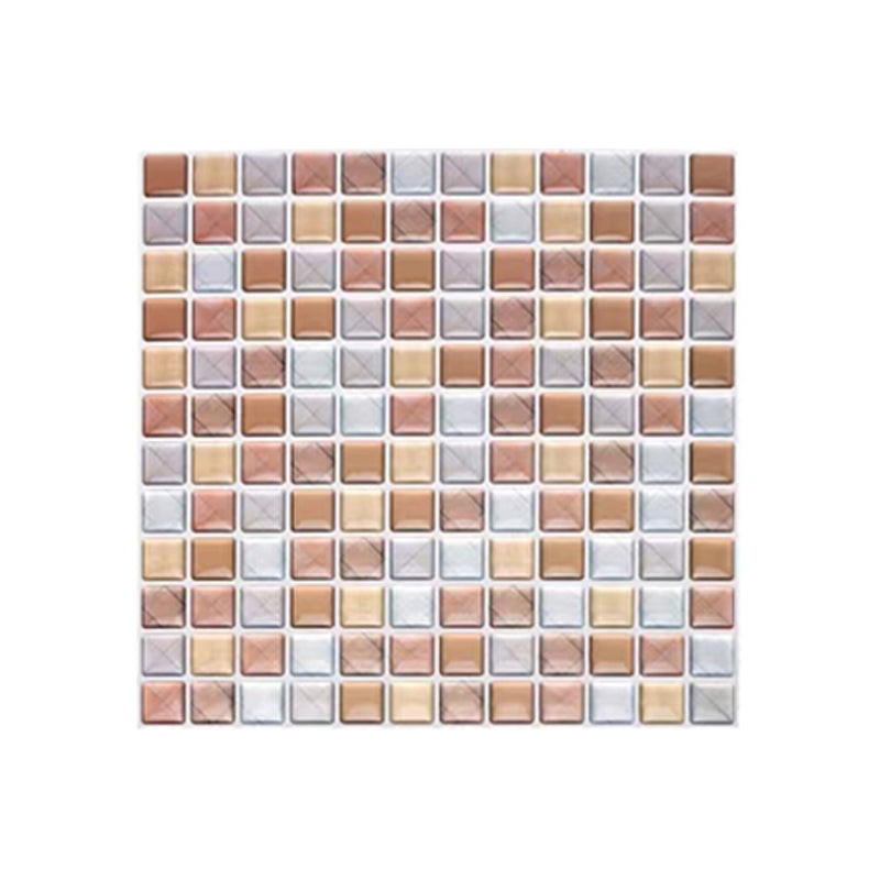 Frendorf | Kunststoff Peel & Stick Mosaikfliese Wasserdichte Peel & Stick Mosaikfliese mit quadratischer Form