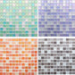 Frendorf | Kunststoff Peel & Stick Mosaikfliese Wasserdichte Peel & Stick Mosaikfliese mit quadratischer Form