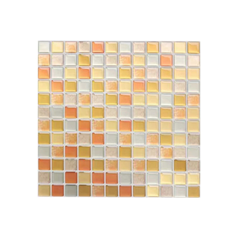 Frendorf | Kunststoff Peel & Stick Mosaikfliese Wasserdichte Peel & Stick Mosaikfliese mit quadratischer Form