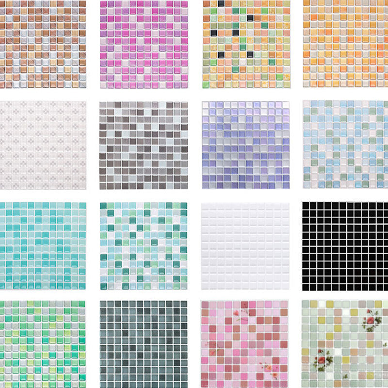 Frendorf | Kunststoff Peel & Stick Mosaikfliese Wasserdichte Peel & Stick Mosaikfliese mit quadratischer Form