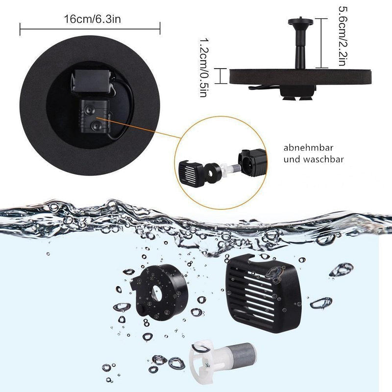 Frendorf |  Solar Springbrunnen Pumpe