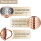 Frendorf | Moscow Mule Fässer kupferbeschichtete Becher – elegante 60ml rosegold glatte Mini-Tassen, perfekt zum Servieren von Cocktails, Espresso oder Shots, langlebige Edelstahlkonstruktion mit einem stilvollen und zeitlosen Design.