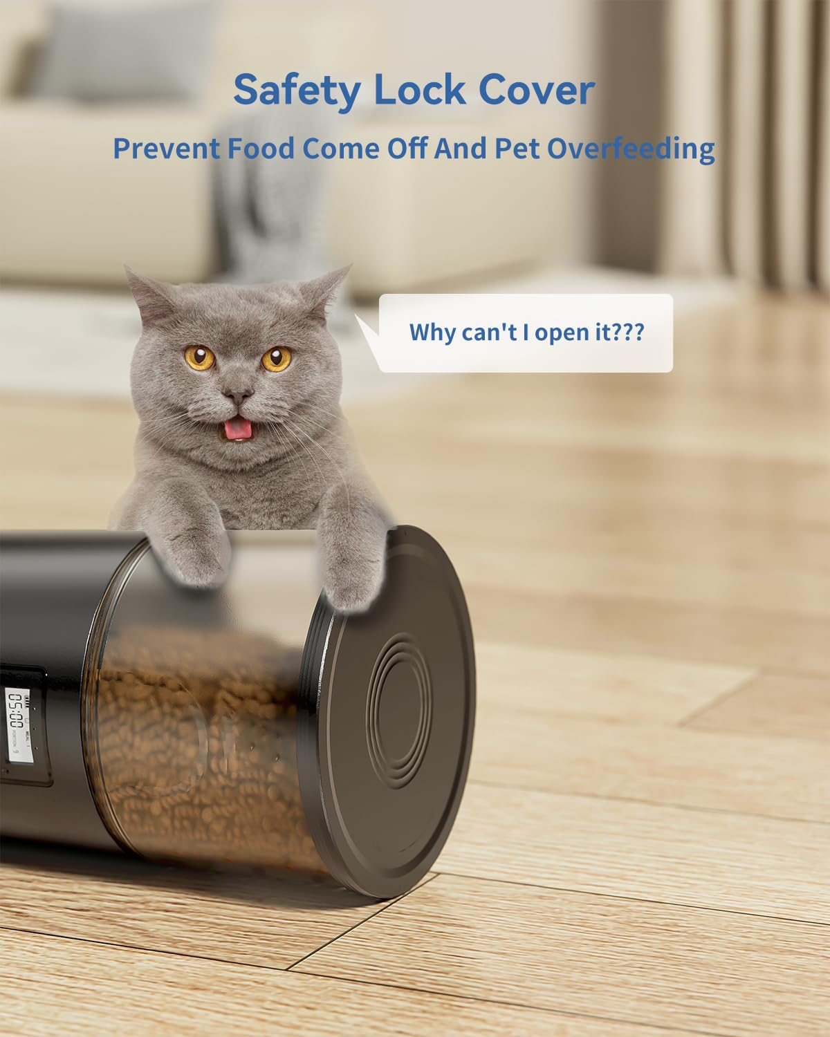 Frendorf | Automatischer Katzenfutterautomat mit Timer