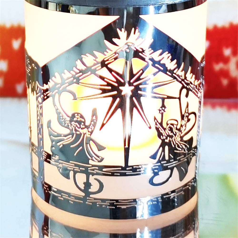 Frendorf | Halloween Iron Spider Runde Glas Kerzenhalter – Gothic Teelicht Laterne – Haunted House Tischdeko – Spooky Metall Spinnennetz Kerzenständer – Horror-Themen Halloween Dekoration