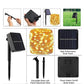 Frendorf | Solar-Lichterkette, 8 cm LED-Lampen, wasserdichte Außenfeenlichter, energieeffiziente dekorative Beleuchtung für Gärten, Terrassen, Balkone und Veranstaltungen, automatische Ein/Aus-Funktion mit Solaraufladung